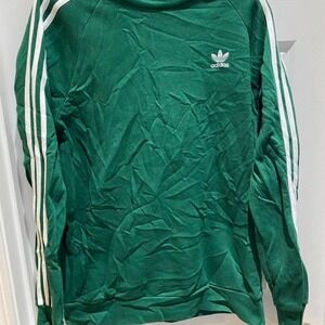 Adidas Classic Green long sleeve shirt Size M